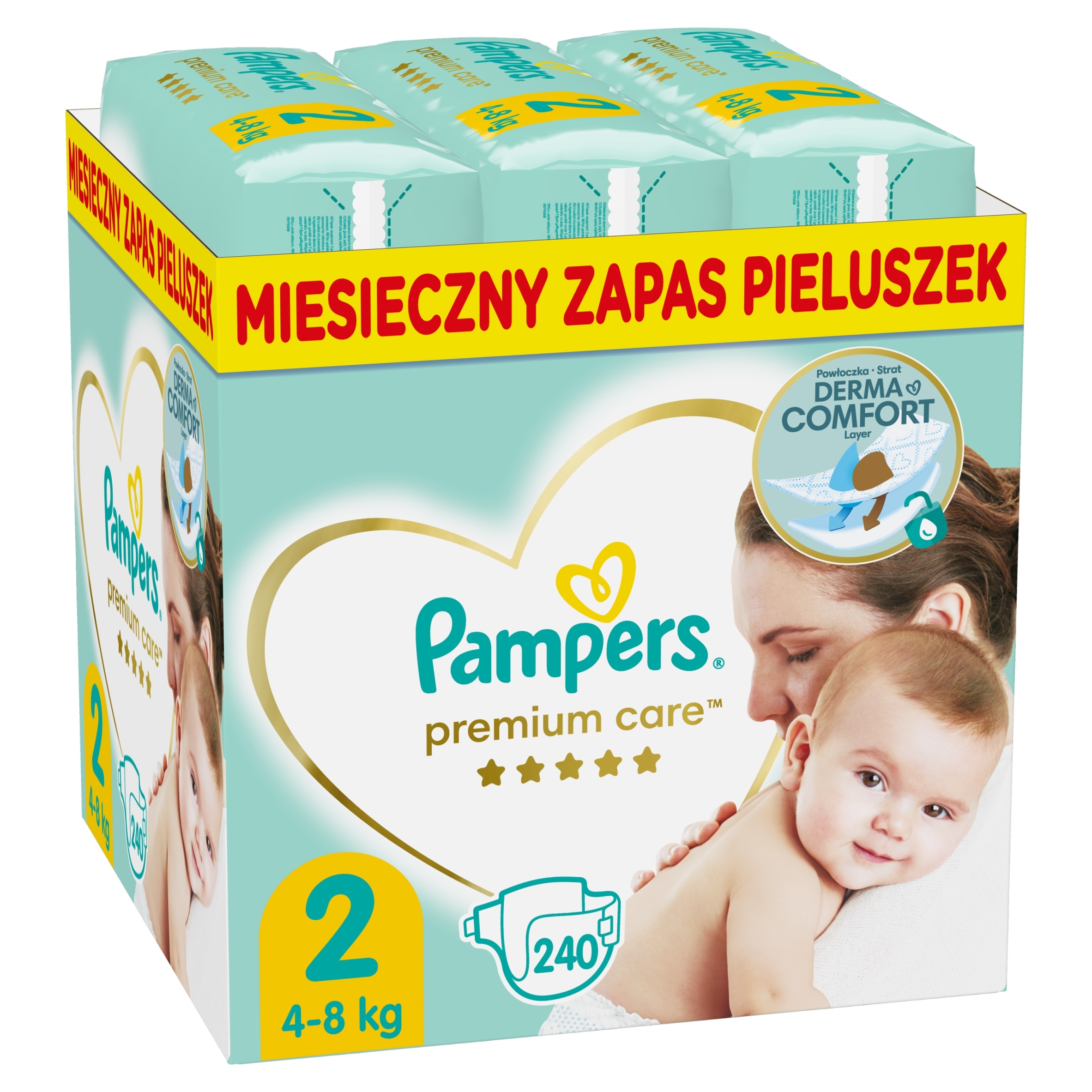 pampers premium care 2 94 sztuki