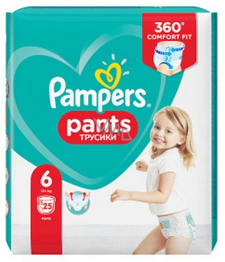 pampers 6 pants od ilu kg