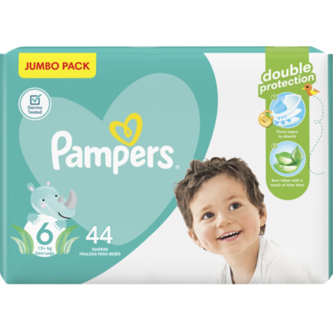 jumbo pack pampers size 6