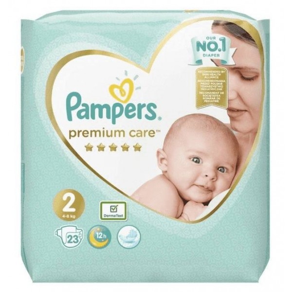 oznaczenia pieluch pampers