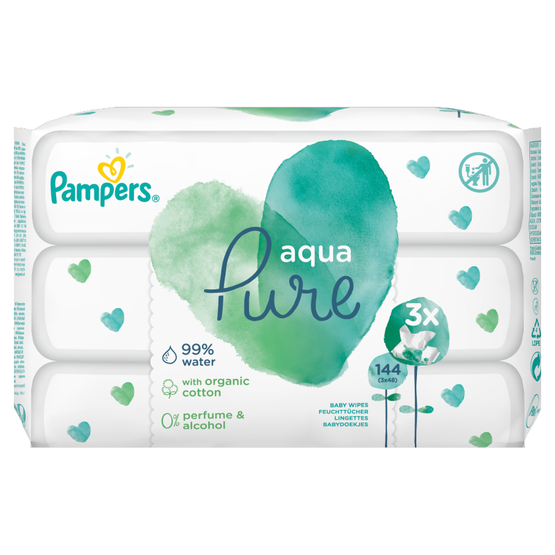 chusteczki nawilżające pampers pure