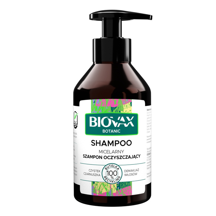 biovax botanic szampon micelarny czystek i czarnuszka 200 ml