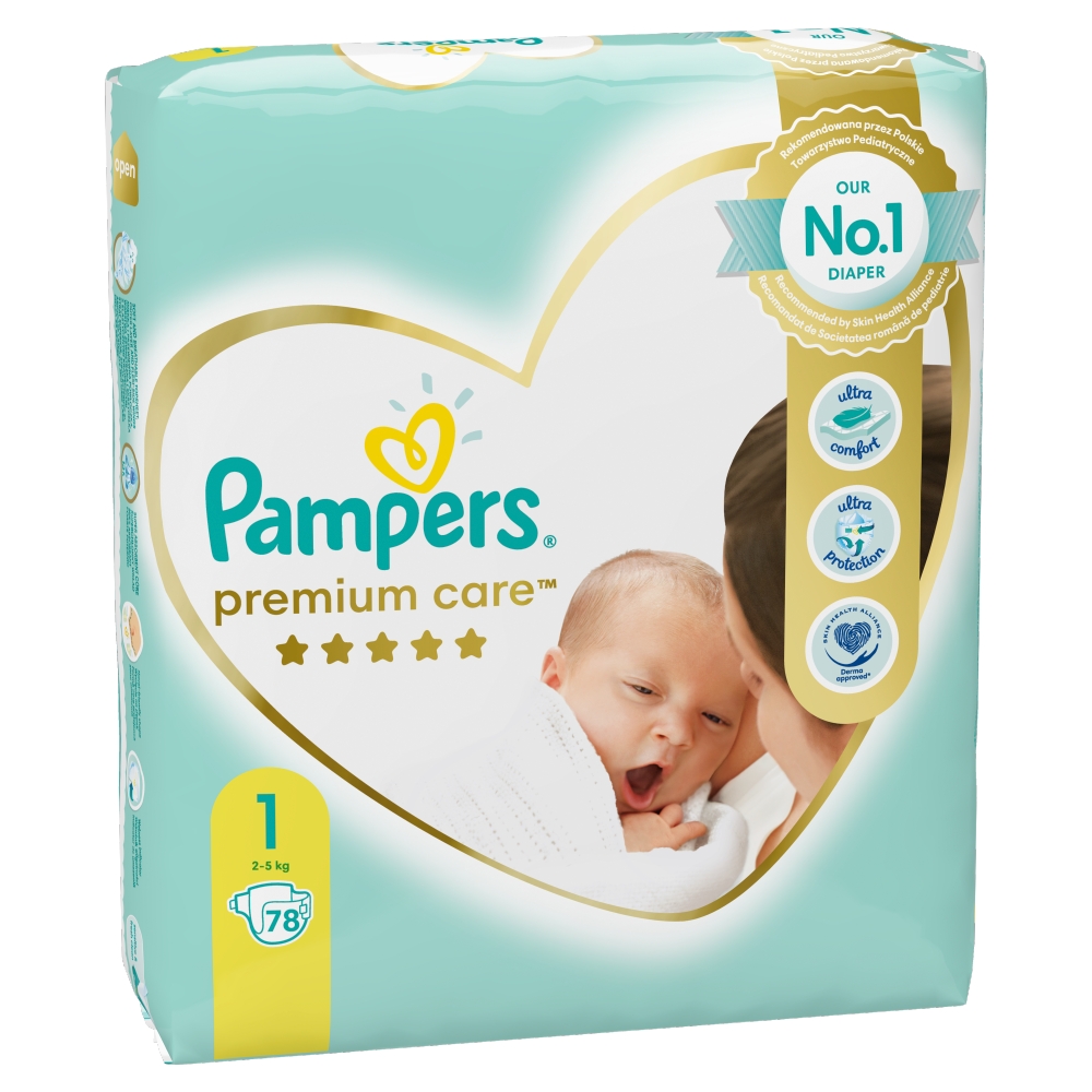 pampers premium care 1 78 szt cena