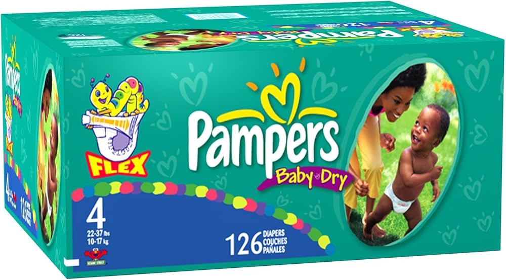 126 szt pampers 4