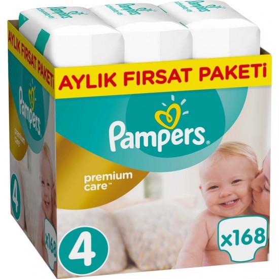 pampers premioum 4 168