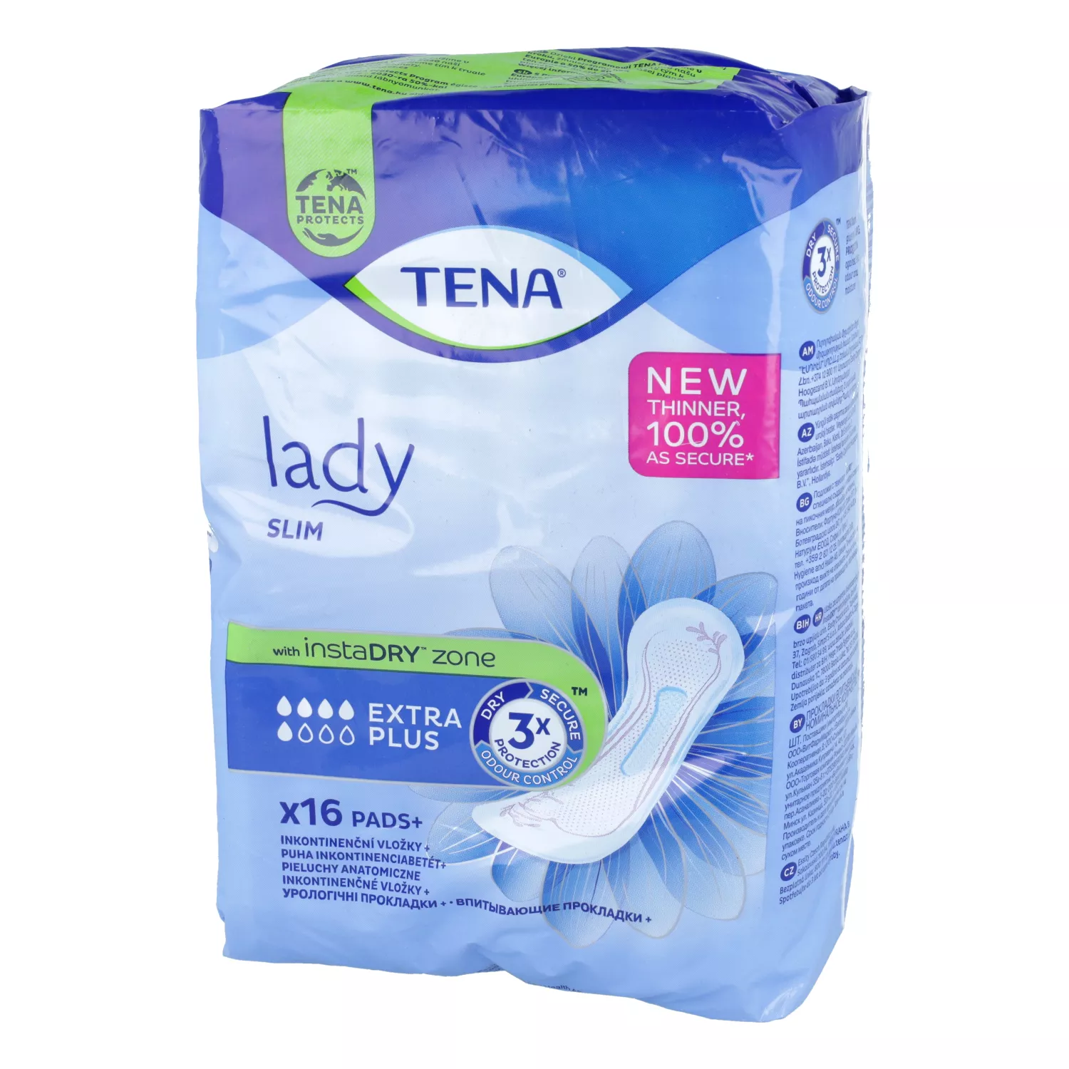 pieluchy anatomiczne tena lady extra plus