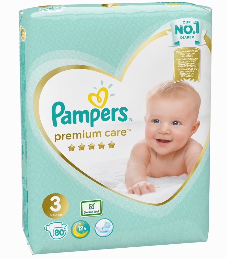 pampers premium care 3 po ile pakowane