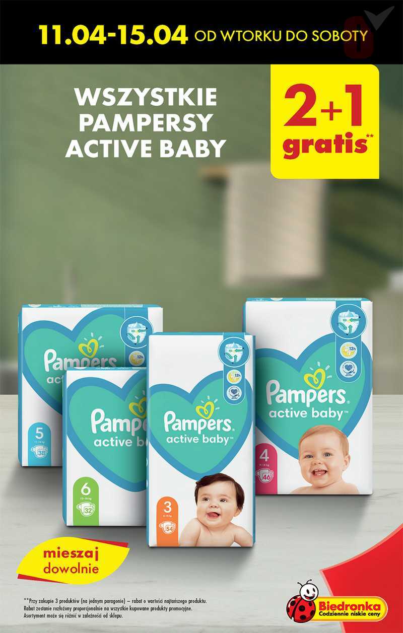 pampers active baby 2 100