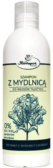 szampon do włosów suchych z mydlnicą200ml herbapol