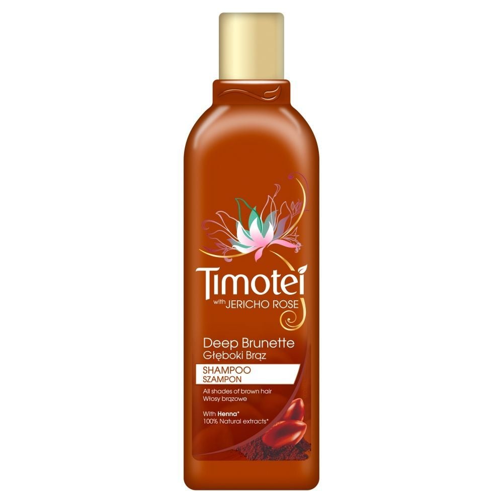 timotei with jericho rose szampon do włosów głęboki brąz