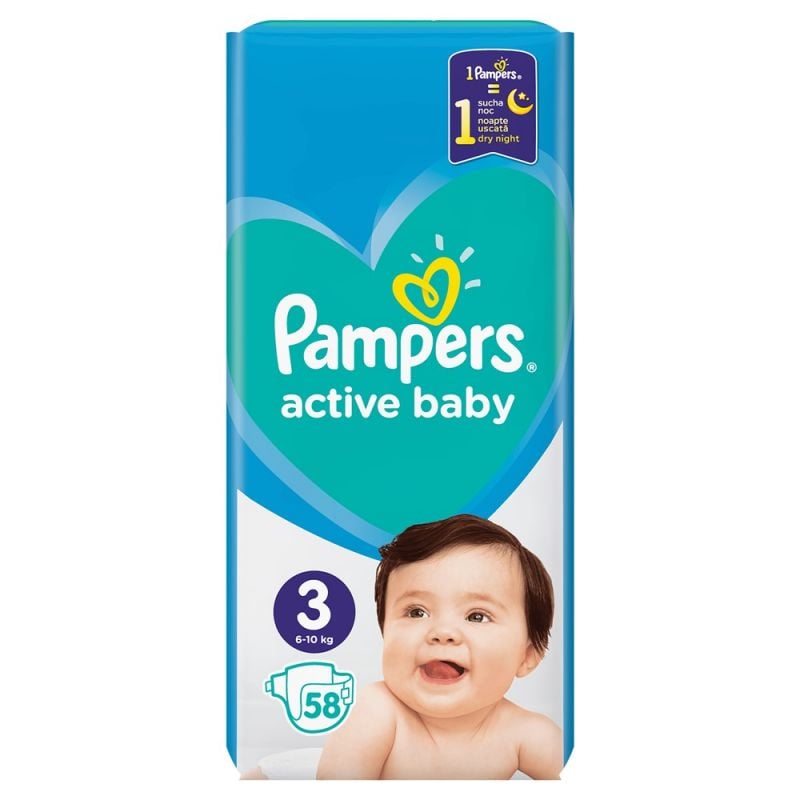 pampers active baby 3 cena