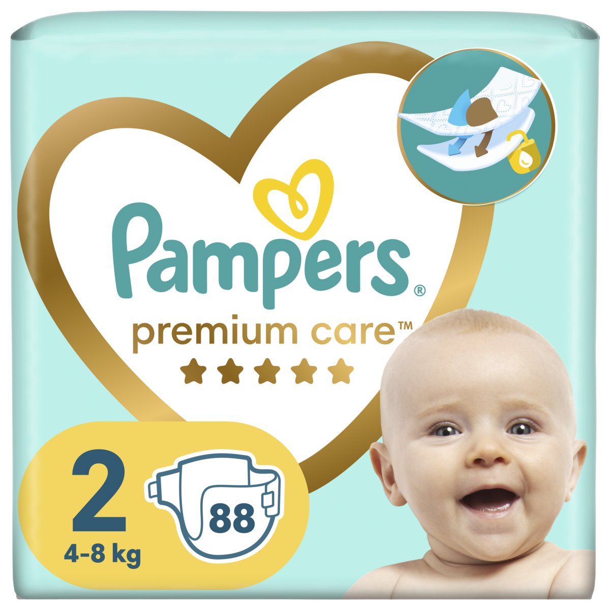 pampers active baby-dry pieluchy 4 maxi 8-14 kg 64 szt