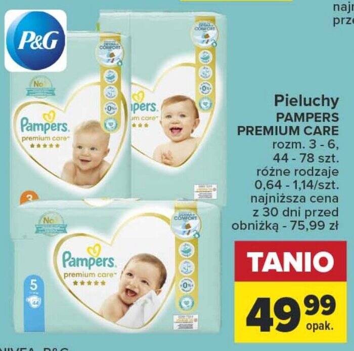 pampers premium care cena w carrefour