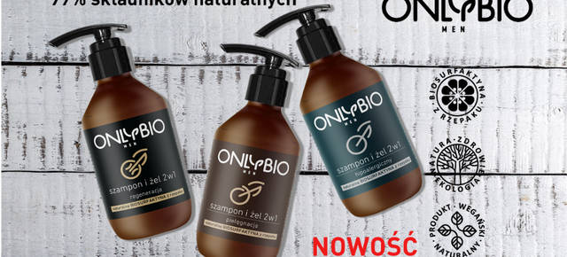 onlybio men szampon regeneracja 250 ml