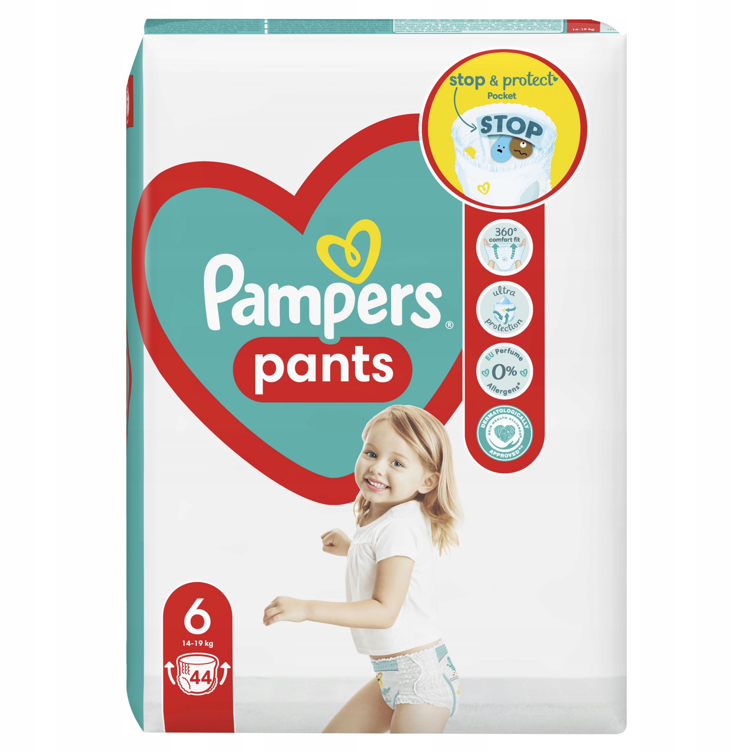 pampers pants 6 44 szt