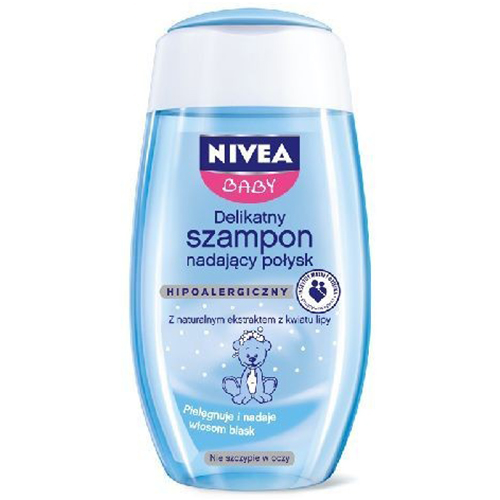 nivea baby delikatny szampon nadający połysk