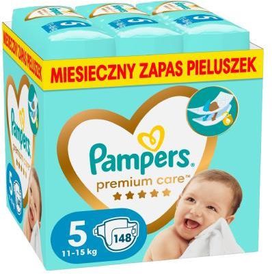 pampers premium care brak niebieskich