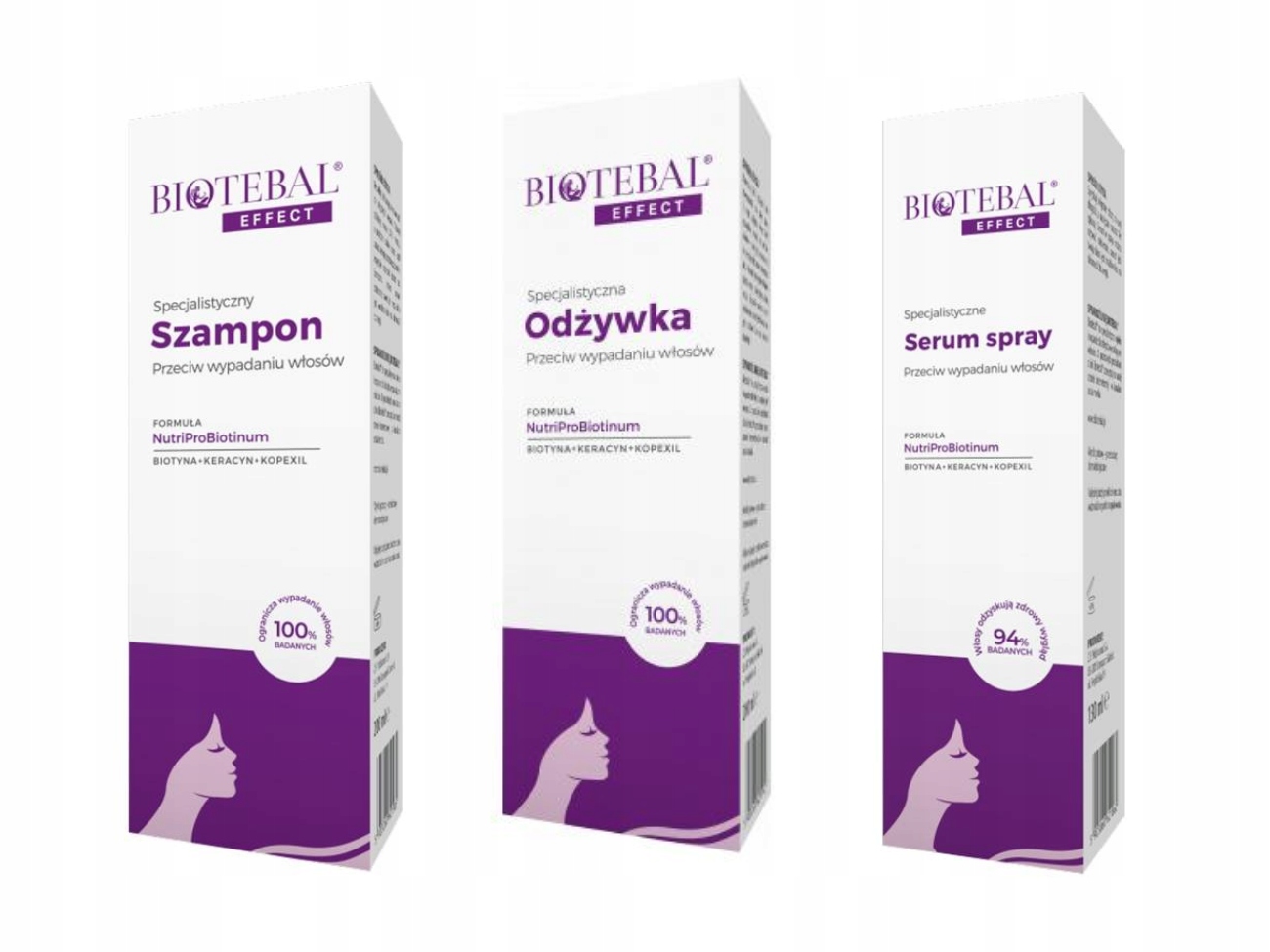 szampon i odżywka biotebal allegro