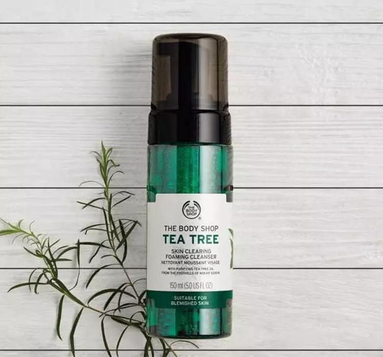 pianka do twarzy tea tree oil the body shop cena