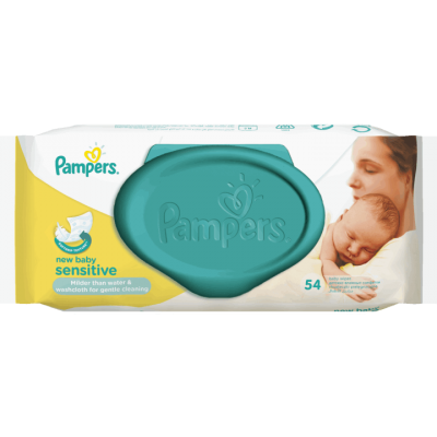 pampers chusteczki sensitive new baby 54 szt