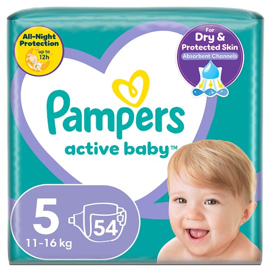 tesco pampers active baby 5