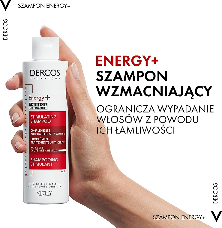 vichy dercos szampon z aminexilem wzmacniający