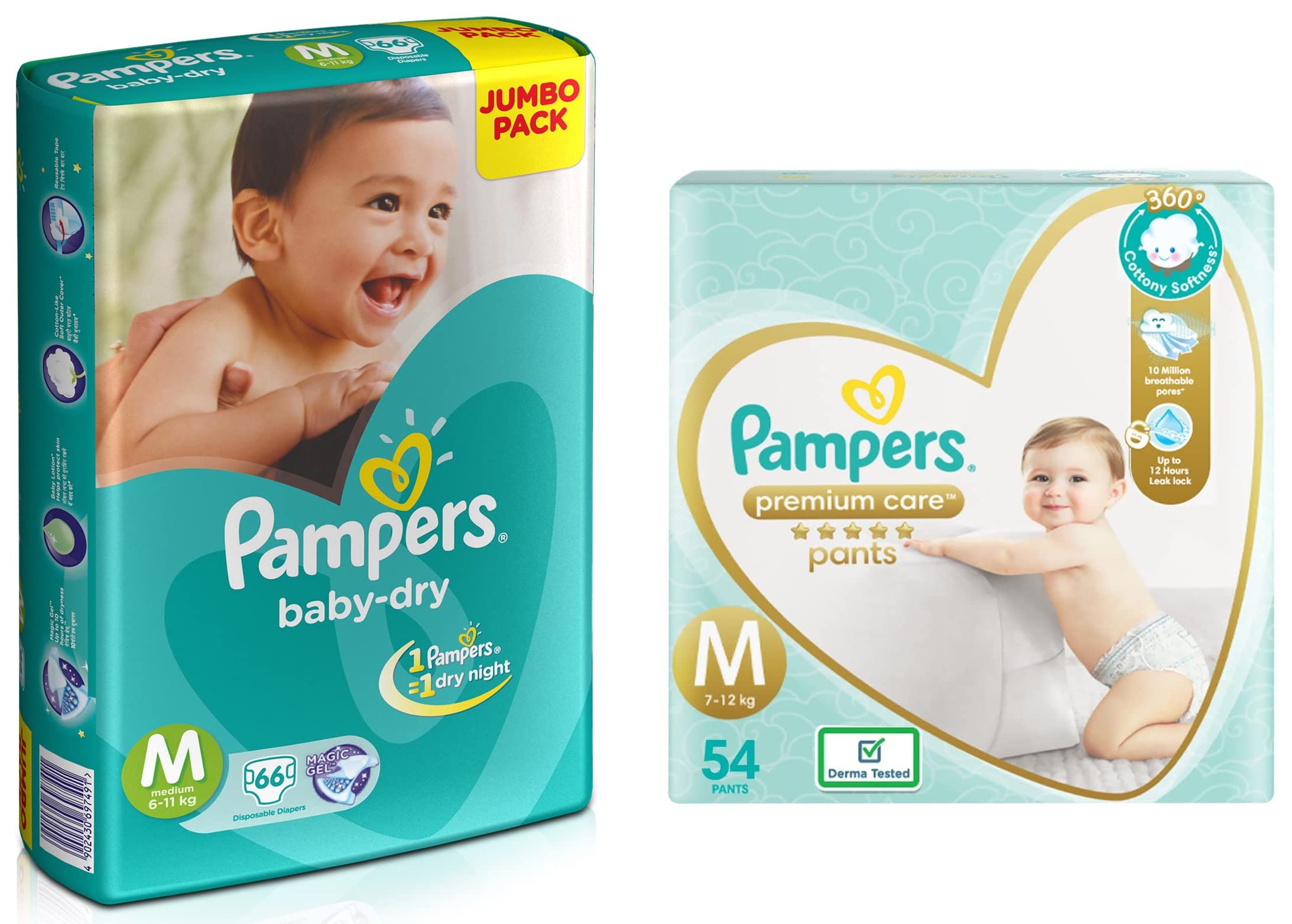 pampers premium care a new baby dry