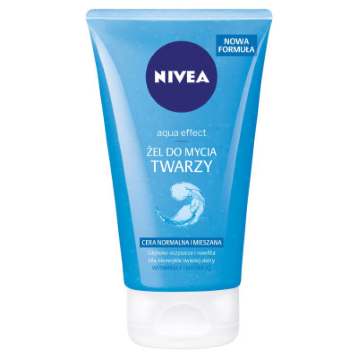 pianka do mycia twarzy nivea niebieski