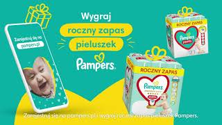 roczny zapas pampers