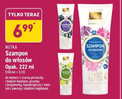 szampon do włosów 222ml piwonia i słodki migdał