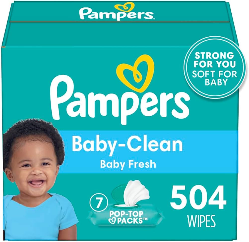 frsh clean pampers 4 pak