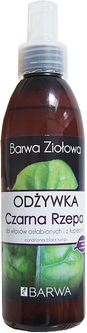 barwa ziołowa odżywka do włosów czarna rzepa spray