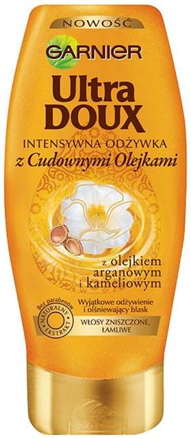 odzywka i szampon ultra doux garnier z cudownymi olejkami