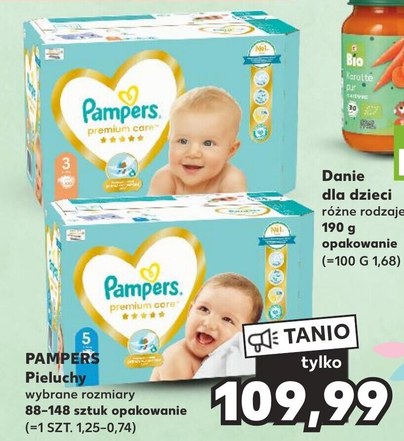 kaufland pieluchy pampers promocja