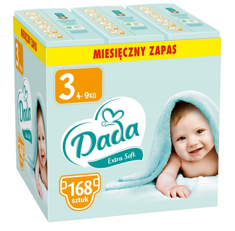 pieluchy dla dzieci dada do 3 kg