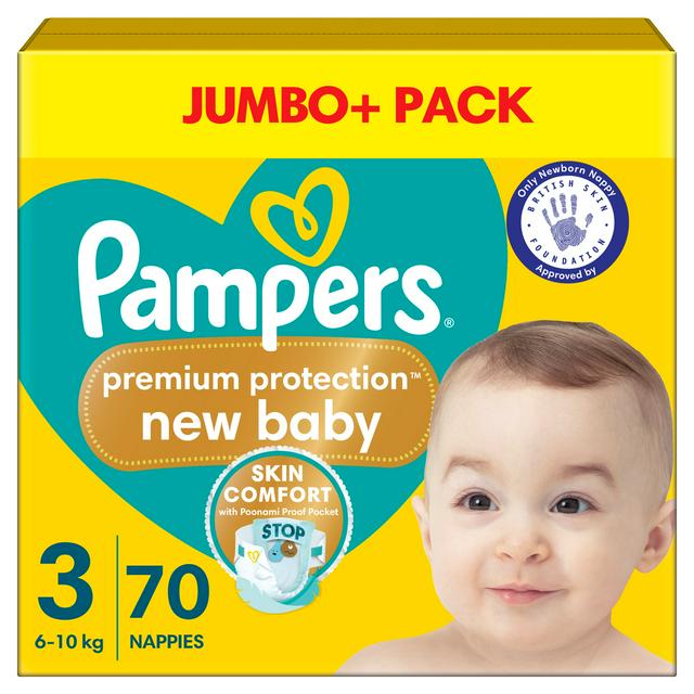 pampers premium protection size 3 jumbo pack