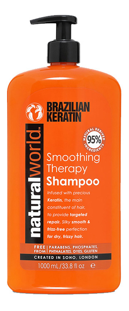 szampon brazilian keratin natural world cena