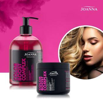 szampon z joanna różowy color boost complex