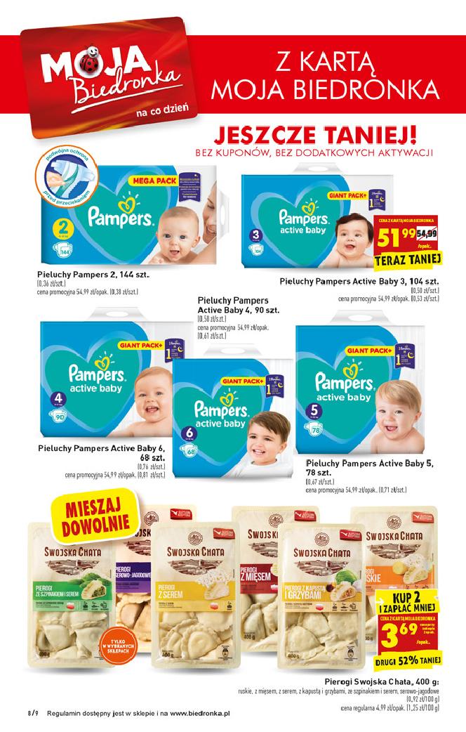 pampers biedronka giant pack 51 99