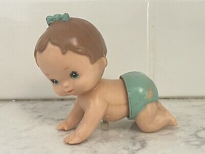 screwed toy crawling baby in pampers