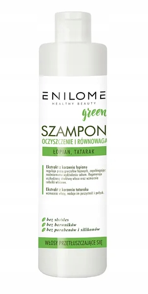 enilome healthy beauty green szampon oczyszczenie i równowaga allegro