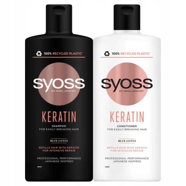 syoss szampon do włosów 500ml keratin