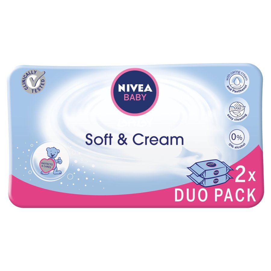 nivea baby soft easy chusteczki nawilżane