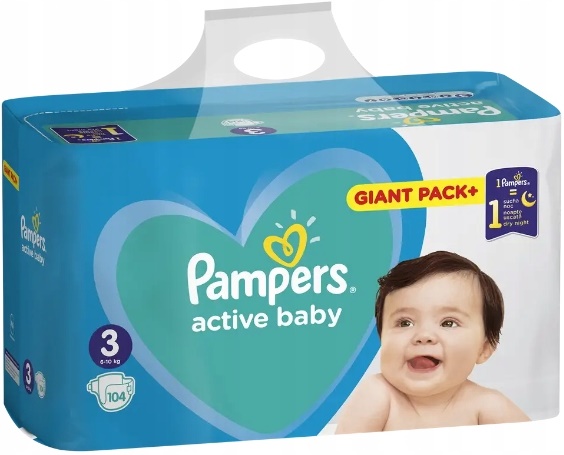 pampers 3 104 szt