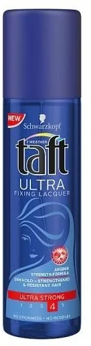 taft ultra supermocny modelujący lakier do włosów