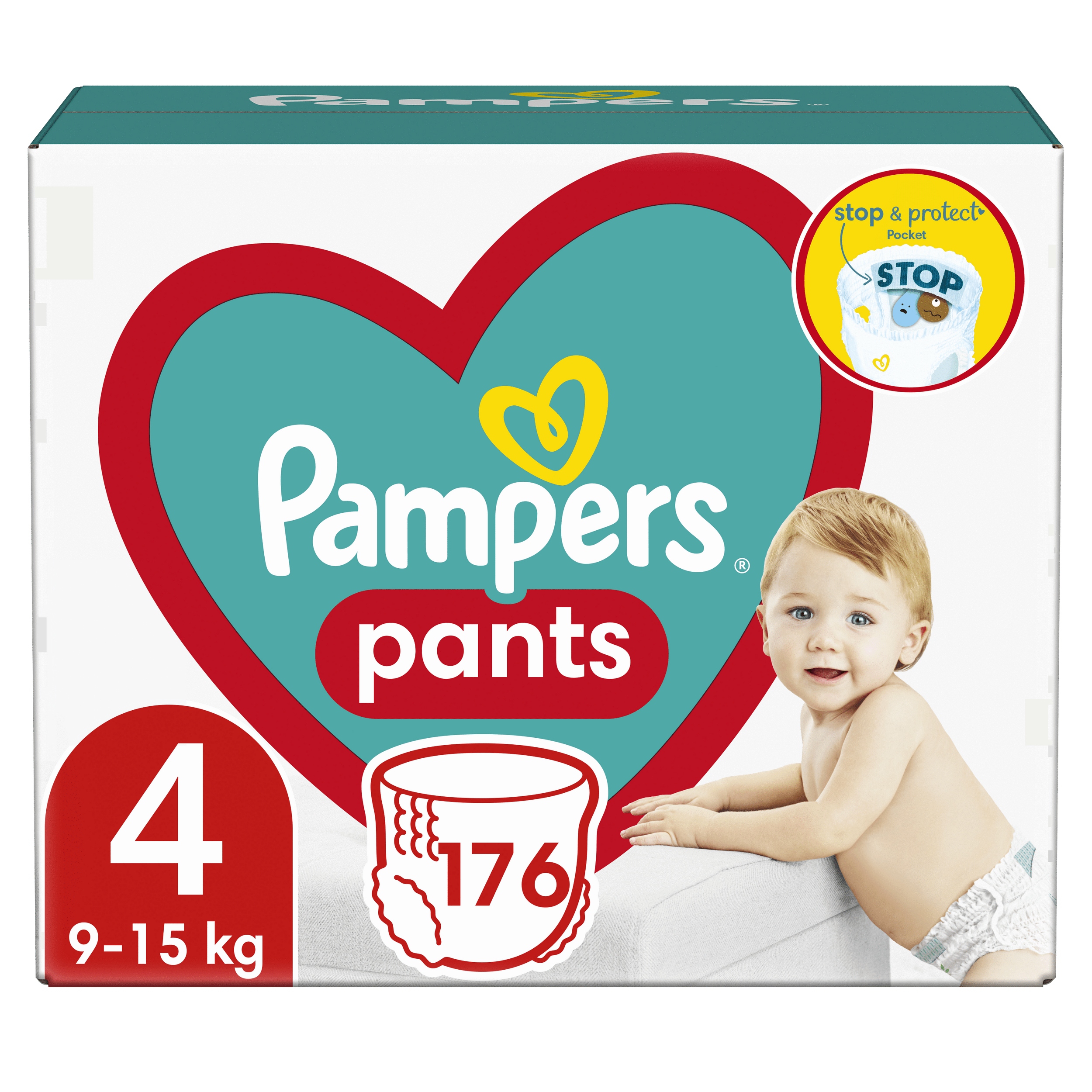 pieluchomajtki pampers mega box 4 maxi 104