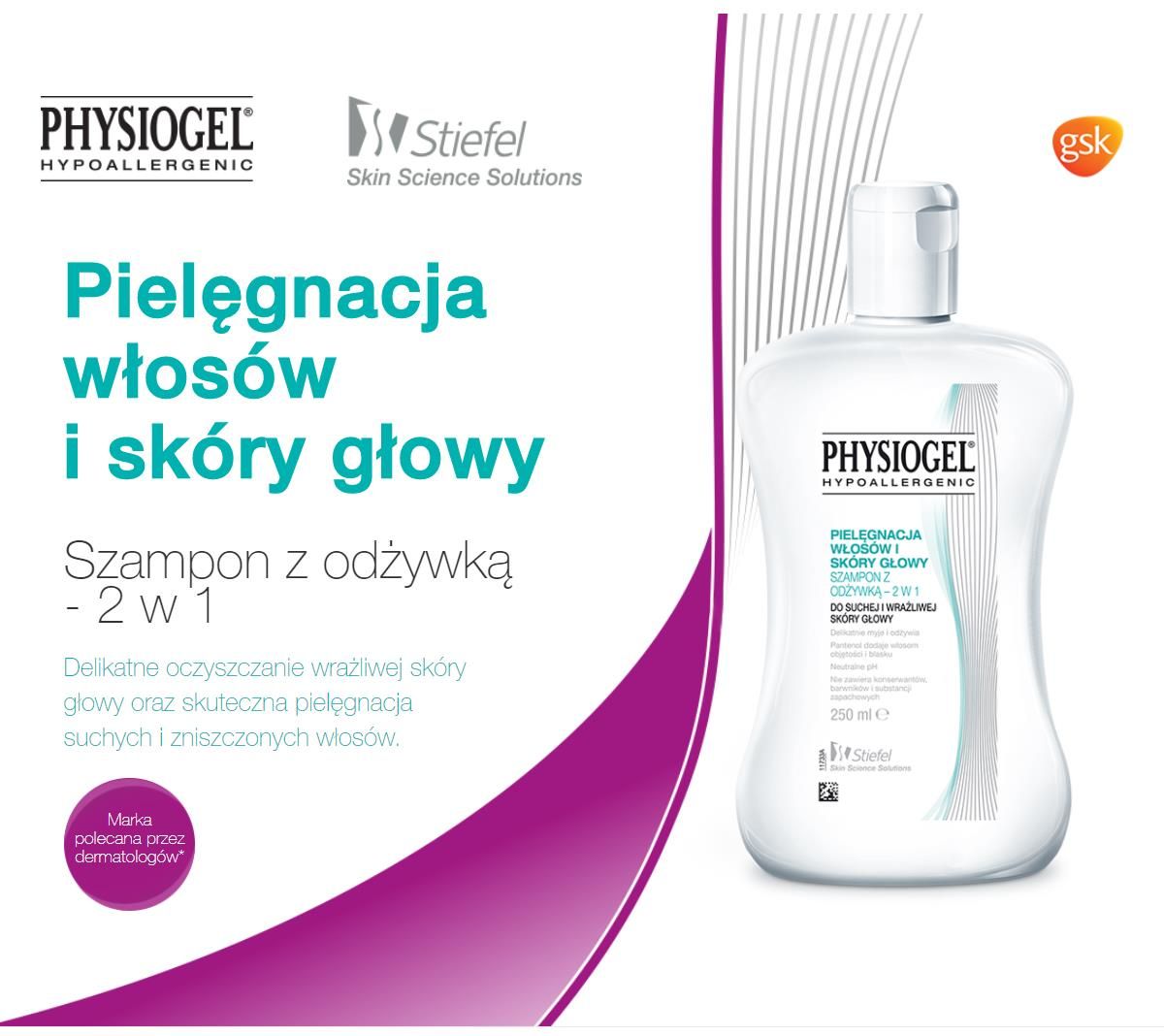 physiogel szampon nawilżający