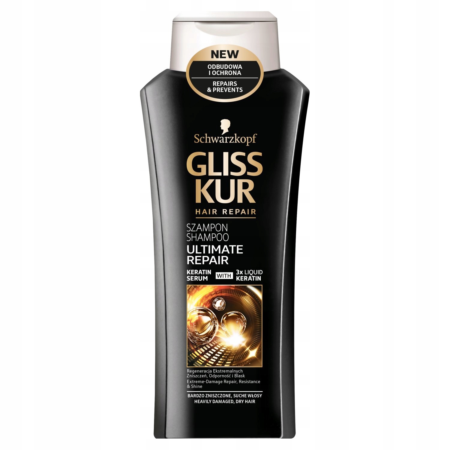 gliss kur hair repair szampon ultimate repair 400 ml