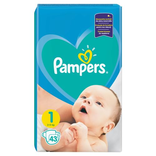 pampers 1 43 szt cena