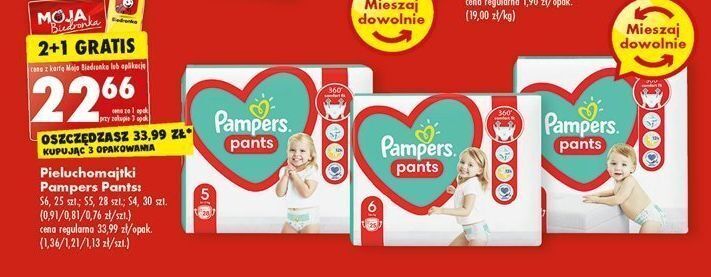 pieluchomajtki pampers 5 biedronka